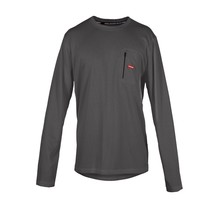 Wrangler Men&#39;s Heavy Weight Moisture Wicking Waffle Thermal Top, Charcoal Size M - $15.83