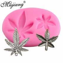 Maple Leaf Silicone Mold weed Leaves Moulds Baking Cake Decorating Tools - £5.24 GBP