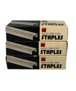 Vintage ACCO Chisel Point Staples in Box 3 Boxes 5000 Each 15000 Total #... - $658.39 MXN