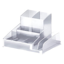 Italplast Desk Organiser - Clear - £26.71 GBP