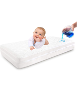 Crib Mattress Protector,Waterproof Fitted Crib and Toddler Mattress Prot... - £15.95 GBP