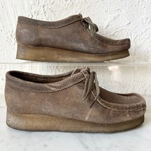 Vintage Clarks Original Wallabees Suede Leather Crepe Sole - Womens&#39; Size 7 - $1,063.93 MXN