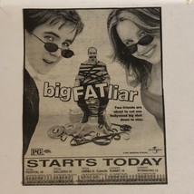 Big Fat Liar Vintage Movie Print Ad Amanda Bynes TPA10 - £4.71 GBP