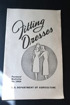 Vtg USDA Fitting Dresses Farmers Bulletin #1964 1954 Booklet Leaflet Eph... - $279.41 MXN