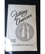 Vtg USDA Fitting Dresses Farmers Bulletin #1964 1954 Booklet Leaflet Eph... - €12,95 EUR