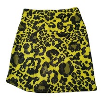 ASOS Mini Skirt Size 2 W22&quot;in Waist Womens Mini Skirt Animal Print Leopard Print - £19.49 GBP