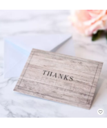Mari-Mi WOODGRAIN THANK YOU CARDS 50 COUNT  - $20.29 CAD