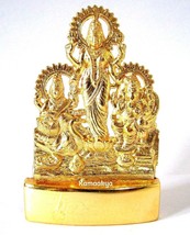 Laxmi Ganesh Saraswati Idol Antique Idol Statue Om Hindu 3 Inch Height - £7.73 GBP