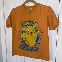 Y2K 2004 Nintendo Pokemon Go Pikachu! Graphic T-Shirt Youth M RARE Double Sided - £111.30 GBP