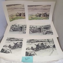 Lot of Assorted Vintage World War II Art Prints LOT-1 - £155.03 GBP