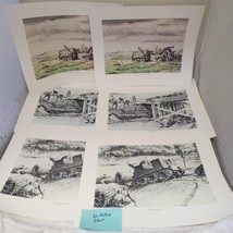 Lot of Assorted Vintage World War II Art Prints LOT-1 - £154.28 GBP