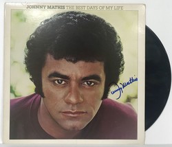 Johnny Mathis Signed Autographed &quot;The Best Days of My Life&quot; Record Album - COA C - £39.49 GBP