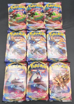 Pokemon Sword and Shield Booster Pack Lot packs trading card game tcg 9 packs  - £36.36 GBP