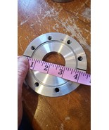Varian 4-3/8&quot; Conflat CF x 4 cm Bore, Through Hole UHV Vacuum Fitting fl... - $75.99