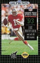 NFL Sports Talk Football &#39;93 Starring Joe Montana (Sega Genesis, 1992) CIB - £7.98 GBP