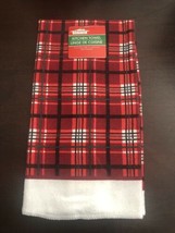 Christmas Plaid Kitchen Hand Towel - £8.41 GBP