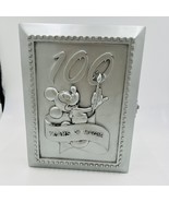 Disney Silver Pewter Picture Frame 100 Years of Magic Mickey Case with P... - $67.50