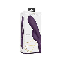 VIVE CATO Rechargeable Pulse-Wave Silicone Rabbit Vibrator Purple - £87.30 GBP