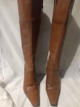 Bronx Women&#39;s Brown Leather Knee High Boot Size UK 4,EU 37, Express Shipping - £26.75 GBP