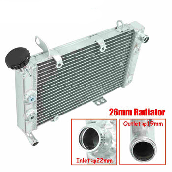 26mm Full Aluminum Oversized Radiator For 2001-2005 Yamaha Raptor 660 YFM660 MT - $55.99