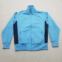 Rocawear Track Jacket Mens Large Blue Full Zip Pockets Logo Sweatshirt - $27.57 CAD