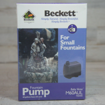 Beckett Fountain Pump M60AUL 60 GPH 6ft Cord 1/2&quot; ID Tube Size NOS - £11.26 GBP