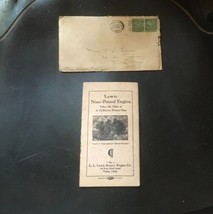 1941 1909 Lewis 9# Rotary Engine Tulsa Oklahoma Democrat Brochure Pamphlet Sale - £19.97 GBP