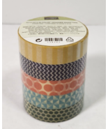 Stampin Up 2014-2016 IN COLOR Designer Washi Tape 5 Rolls 138382 Honey T... - $6.79