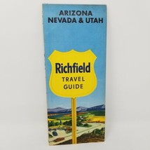 Richfield Travel Guide Arizona Nevada Utah Vintage 1958 Highway Map - £19.65 GBP