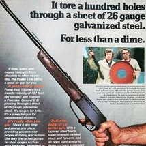 1977 Power Line 880 Rifle Gun Pump Action Advertisement Hunting Firearms... - $19.99