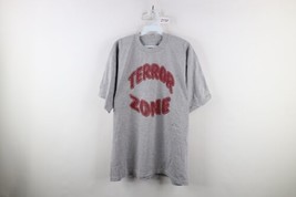 Vtg Mens XL Faded Spell Out Lord of Wrath Terror Zone Band T-Shirt Heath... - $197.95