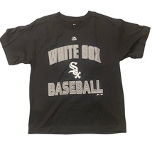 Chicago White Sox Authentic Majestic Black T Shirt-Youth Size LARGE (14/16) - £15.73 GBP