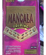 Mancala Solid Wood Game Board &amp; Glass Pieces - $1,405.93 MXN