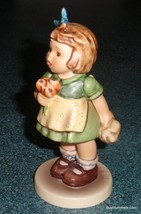 &quot;The Surprise&quot; Goebel Hummel Figurine #431 TMK6 - Little Girl With Flowe... - $32.00