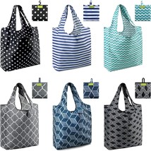 Sea Turtle Gifts Shopping Bags Reusable Grocery Bags 6 Pack Cute Holiday Bags wi - £29.06 GBP