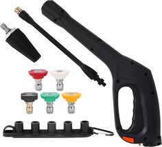 Tool Daily Pressure Washer Gun With Replacement Wand, Turbo Nozzle &amp; 5 S... - $48.98