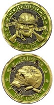 Marine Corps Army Heads We Win Tails You Challenge Coin - £28.92 GBP