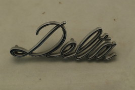 1969-1970 Oldsmobile “Delta” 88 Metal Fender Script Emblem OEM  - £24.26 GBP