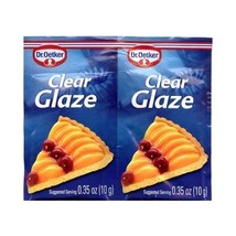 Dr. Oetker - Klarer Tortenguss (Clear Glaze)-2 Pack - £1.56 GBP