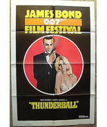SEAN CONNERY AS JAMES BOND 007 (THUNDERBALL) RARE VER.MOVIE POSTER* - £311.49 GBP