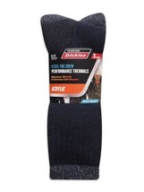 3 Pack, Dickies Steel Toe Crew Socks Performance Thermals Heavyweight Navy Blue - £13.27 GBP