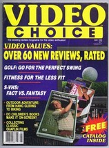 ORIGINAL Vintage May 1988 Video Choice Magazine Jack Nicklaus - £14.78 GBP