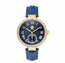 Michael Zweig Montre Femmes, Cristal Accent Véritable Cuir Montre Femme - $18.79