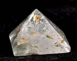 Himalayan golden healer/chlorite included pyramid  infusion of divine fi... - $32.73