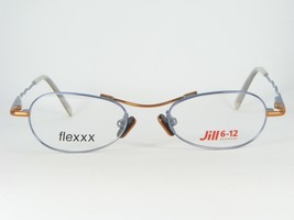 Jill By Uniopt Flexxx JK106 001 Cornflower Blue Copper Eyeglasses Kids 42-17-125 - £61.51 GBP