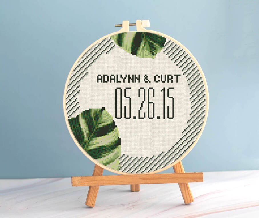 Wedding cross stitch marriage sampler pattern pdf, Love cross stitch cus... - $3.29