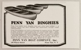 1929 Print Ad Penn Yan Dinghies Boats Made in Penn Yan,NY - $8.98