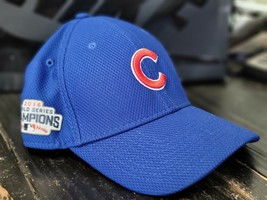 New Era Chicago Cubs 2016 Word Series Blue Flex-Fitted Baseball Hat Men S-M - $18.70