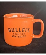 Bulleit Orange Coffee Mug Frontier Whiskey Promotional Advertisement 3.2... - $224.48 MXN