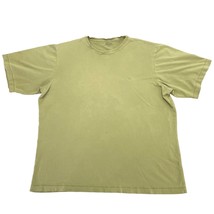 Ryan Michael Mens Large Short Sleeve 100% Cotton Khaki Tan Sand T-shirt - £13.37 GBP